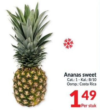 Promoties Ananas sweet - Huismerk - Intermarche - Geldig van 15/12/2020 tot 24/12/2020 bij Intermarche