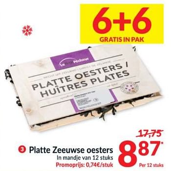 Promoties Platte zeeuwse oesters - Huismerk - Intermarche - Geldig van 15/12/2020 tot 24/12/2020 bij Intermarche