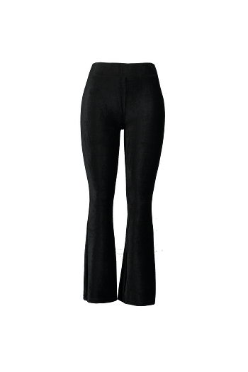 Promoties MS Mode Dames Flared legging Zwart - Huismerk - MS Mode - Geldig van 15/12/2020 tot 26/12/2020 bij MS Mode