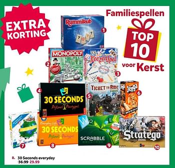 Promoties 30 seconds everyday - Huismerk - Intertoys - Geldig van 12/12/2020 tot 27/12/2020 bij Intertoys