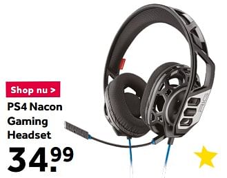 Promoties Ps4 nacon gaming headset - Nacon - Geldig van 12/12/2020 tot 27/12/2020 bij Intertoys