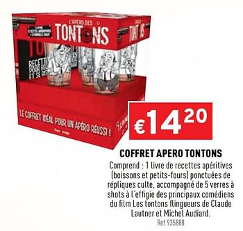 Promotions Coffret apero tontons - Produit maison - Trafic  - Valide de 16/12/2020 à 20/12/2020 chez Trafic