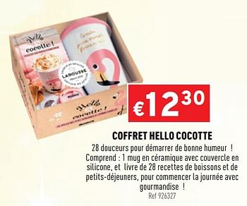 Promotions Coffret hello cocotte - Produit maison - Trafic  - Valide de 16/12/2020 à 20/12/2020 chez Trafic