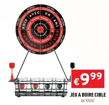 Promotions Jeu a boire cible - Produit maison - Trafic  - Valide de 16/12/2020 à 20/12/2020 chez Trafic