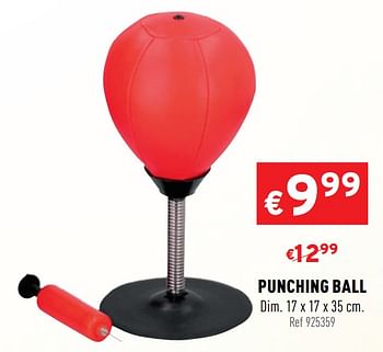 Promotions Punching ball - Produit maison - Trafic  - Valide de 16/12/2020 à 20/12/2020 chez Trafic