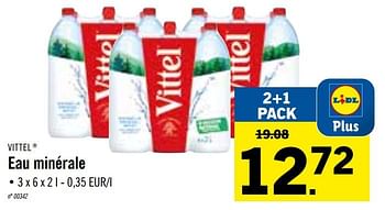 Promotion Lidl Eau Minerale Vittel Boissons Valide Jusqua 4 Promobutler