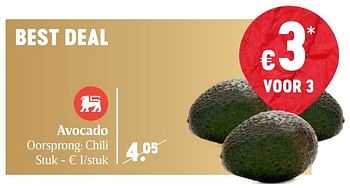Promoties Avocado - Huismerk - Delhaize - Geldig van 17/12/2020 tot 25/12/2020 bij Delhaize