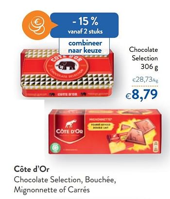 Promotions Côte d`or chocolate selection - Cote D'Or - Valide de 16/12/2020 à 31/12/2020 chez OKay