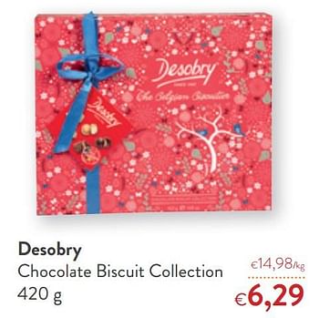 Promoties Desobry chocolate biscuit collection - Desobry - Geldig van 16/12/2020 tot 31/12/2020 bij OKay