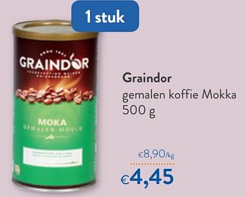 Promoties Graindor gemalen koffie mokka - Graindor - Geldig van 16/12/2020 tot 31/12/2020 bij OKay