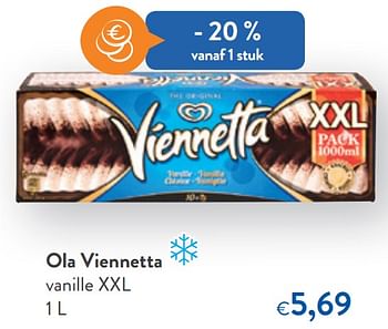 Okay Promotie Ola Viennetta Vanille Xxl Ola Diepvries Geldig Tot 31 12 Promobutler