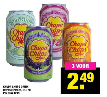 Promoties Chupa chups drink - Chupa Chups - Geldig van 14/12/2020 tot 03/01/2021 bij Big Bazar