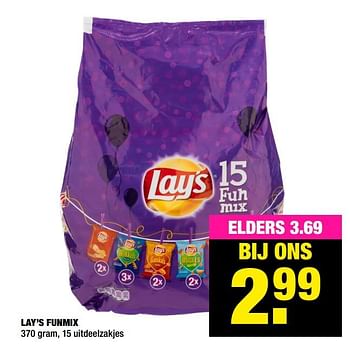 Promoties Lay`s funmix - Lay's - Geldig van 14/12/2020 tot 03/01/2021 bij Big Bazar