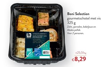Promoties Boni selection gourmetschotel met vis - Boni - Geldig van 16/12/2020 tot 31/12/2020 bij OKay