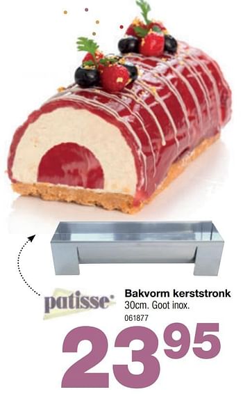 Promoties Bakvorm kerststronk - Patisse - Geldig van 15/12/2020 tot 31/12/2020 bij Home & Co