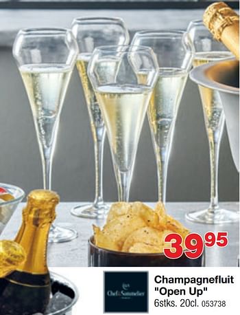 Promoties Champagnefluit open up - Chef&Sommelier - Geldig van 15/12/2020 tot 31/12/2020 bij Home & Co