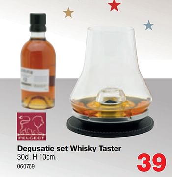 Promoties Degusatie set whisky taster - Peugeot - Geldig van 15/12/2020 tot 31/12/2020 bij Home & Co