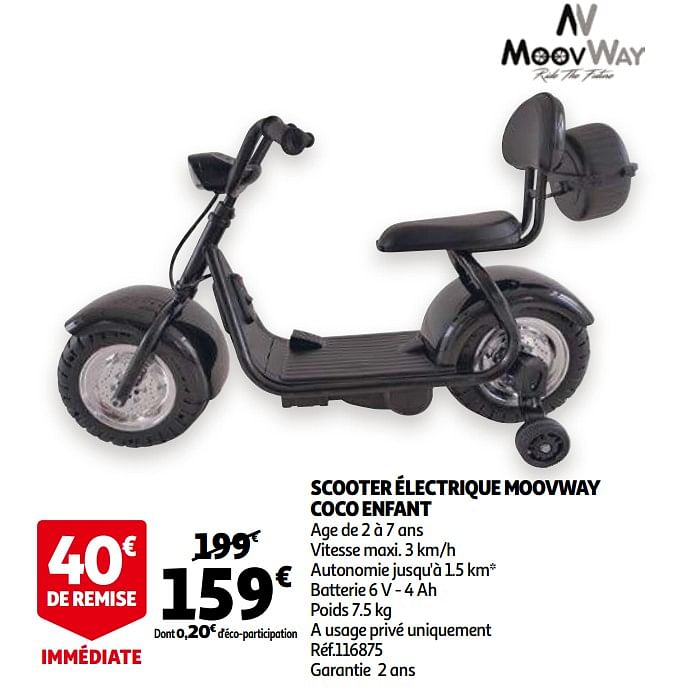 Velo electrique enfànt discount auchan