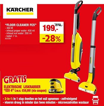wijs uitzondering verdrietig Kärcher Kärcher floor cleaner fc5 - Promotie bij Hubo