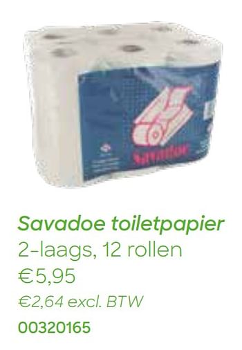 Promoties Savadoe toiletpapier - Savadoe - Geldig van 28/12/2020 tot 30/03/2021 bij Ava