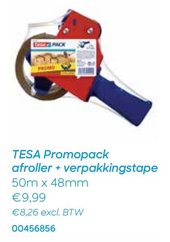 Promoties Tesa promopack afroller + verpakkingstape - Tesa - Geldig van 28/12/2020 tot 30/03/2021 bij Ava