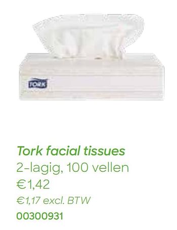 Promoties Tork facial tissues - Tork - Geldig van 28/12/2020 tot 30/03/2021 bij Ava