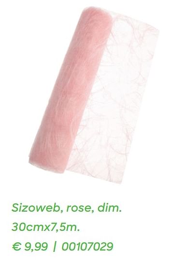 Promotions Sizoweb, rose, dim - Produit Maison - Ava - Valide de 01/01/2021 à 30/06/2021 chez Ava