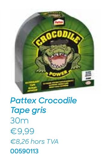 Promotions Pattex crocodile tape gris - Pattex - Valide de 28/12/2020 à 30/03/2021 chez Ava