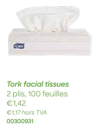 Promotions Tork facial tissues - Tork - Valide de 28/12/2020 à 30/03/2021 chez Ava