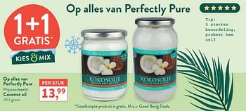 Promoties Coconut oil - Perfectly Pure - Geldig van 28/12/2020 tot 24/12/2021 bij Holland & Barret