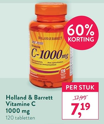 Promotions Holland + barrett vitamine c - Produit maison - Holland & Barrett - Valide de 28/12/2020 à 24/12/2021 chez Holland & Barret