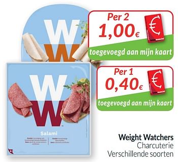 Promoties Weight watchers charcuterie - Weight Watchers - Geldig van 01/01/2021 tot 31/01/2021 bij Intermarche