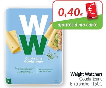 Promotions Weight watchers gouda jeune - Weight Watchers - Valide de 01/01/2021 à 31/01/2021 chez Intermarche
