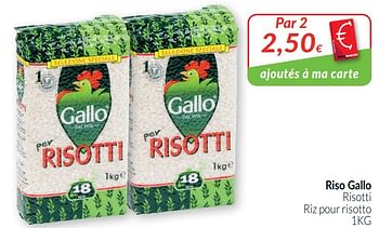 Promotions Riso gallo risotti riz pour risotto - Gallo - Valide de 01/01/2021 à 31/01/2021 chez Intermarche