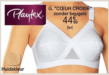 Promoties Coeur croisé zonder beugels - Playtex - Geldig van 29/12/2020 tot 31/01/2021 bij Damart