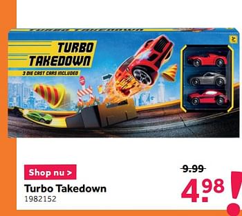 Promoties Turbo takedown - Huismerk - Intertoys - Geldig van 28/12/2020 tot 17/01/2021 bij Intertoys
