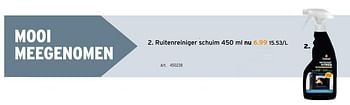 Promotions Ruitenreiniger schuim - Fulgurant - Valide de 06/01/2021 à 19/01/2021 chez Gamma