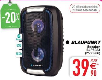 Promoties Blaupunkt speaker - Blaupunkt - Geldig van 05/01/2021 tot 31/01/2021 bij Cora