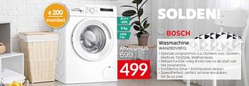 Promoties Bosch wasmachine wan280v8fg - Bosch - Geldig van 04/01/2021 tot 31/01/2021 bij Selexion
