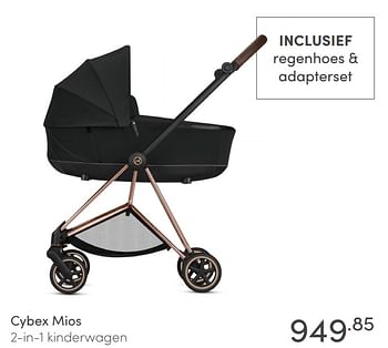 Promoties Cybex mios 2-in-1 kinderwagen - Cybex - Geldig van 03/01/2021 tot 09/01/2021 bij Baby & Tiener Megastore