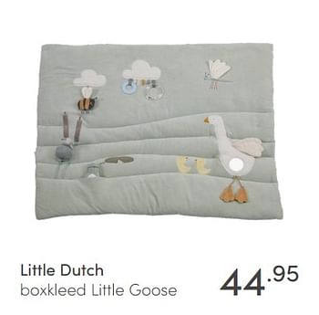Promoties Little dutch boxkleed little goose - Little Dutch - Geldig van 03/01/2021 tot 09/01/2021 bij Baby & Tiener Megastore