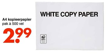 Promoties A4 kopieerpapier - Huismerk - Wibra - Geldig van 04/01/2021 tot 31/01/2021 bij Wibra
