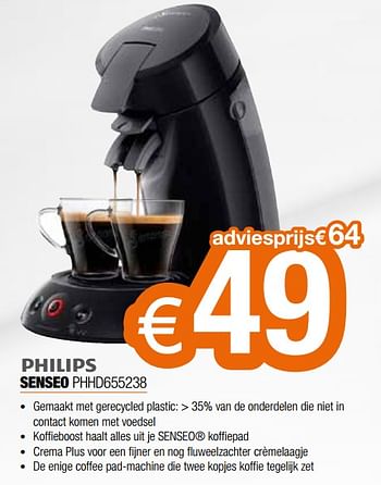 Promoties Philips senseo phhd655238 - Philips - Geldig van 04/01/2021 tot 31/01/2021 bij Expert