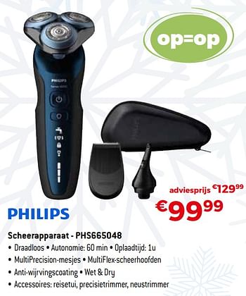 Promoties Philips scheerapparaat - phs665048 - Philips - Geldig van 04/01/2021 tot 31/01/2021 bij Exellent