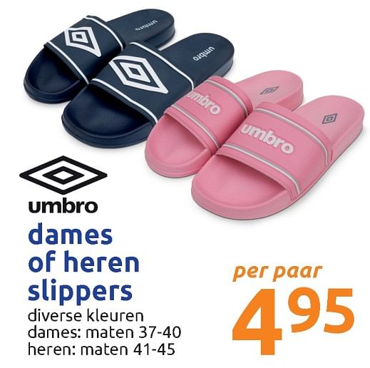 Umbro store slippers dames