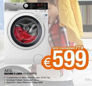 Promotions Aeg machine à laver axl7fe86pros - AEG - Valide de 04/01/2021 à 31/01/2021 chez Expert