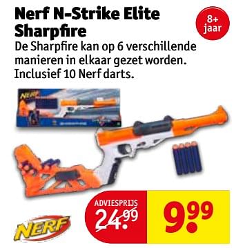 Voorzien Haast je Bewonderenswaardig Nerf Nerf n-strike elite sharpfire - Promotie bij Kruidvat