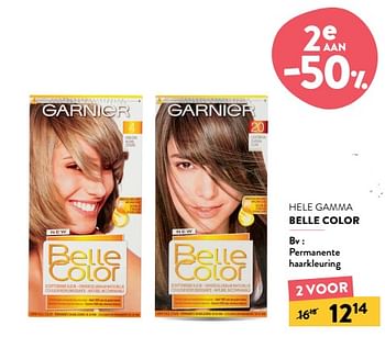 Promoties Permanente haarkleuring - Garnier - Geldig van 06/01/2021 tot 26/01/2021 bij DI