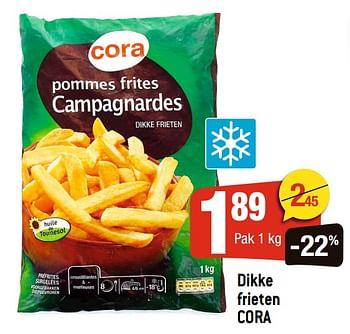 Promoties Dikke frieten cora - Huismerk - Smatch - Geldig van 06/01/2021 tot 12/04/2021 bij Smatch