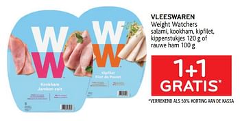 Promoties 1+1 gratis vleeswaren weight watchers - Weight Watchers - Geldig van 13/01/2021 tot 26/01/2021 bij Alvo